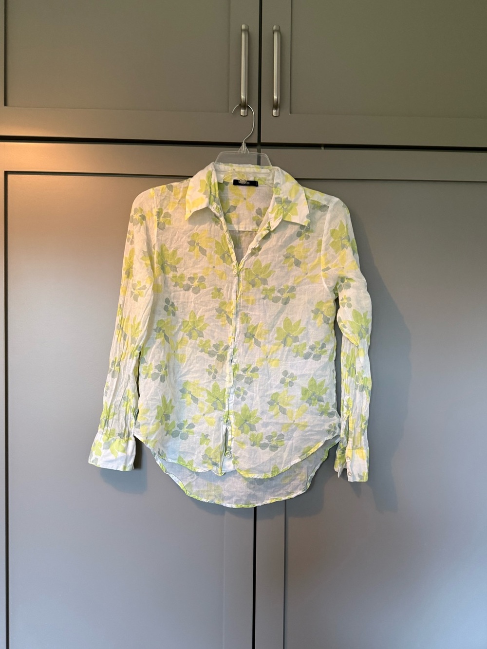 Benson New York Floral Voile 100% Cotton Women’s Blouse - Size Small